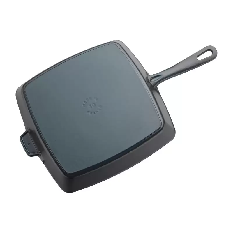 Staub 12" Square Grill Pan - Black