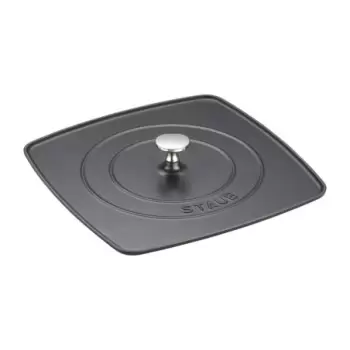 Staub 10.3" Square Grill Press - Black