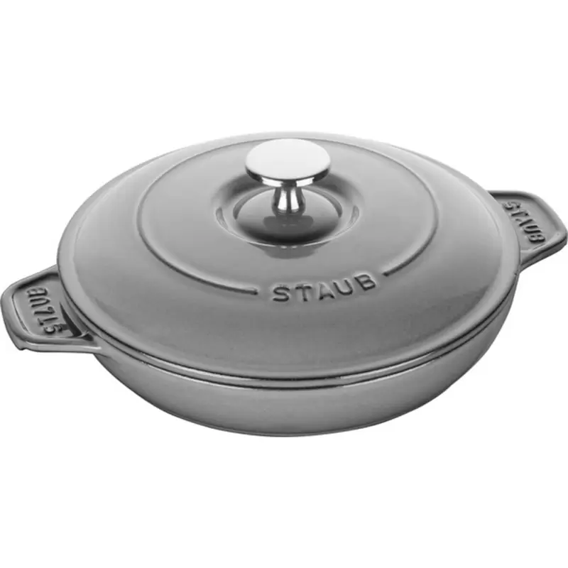 Staub 7.9" Round Covered Baking Dish - Graphite Grey