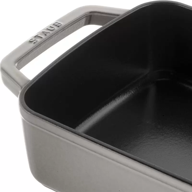 Staub 12" X 8" Roasting Pan - Graphite Grey