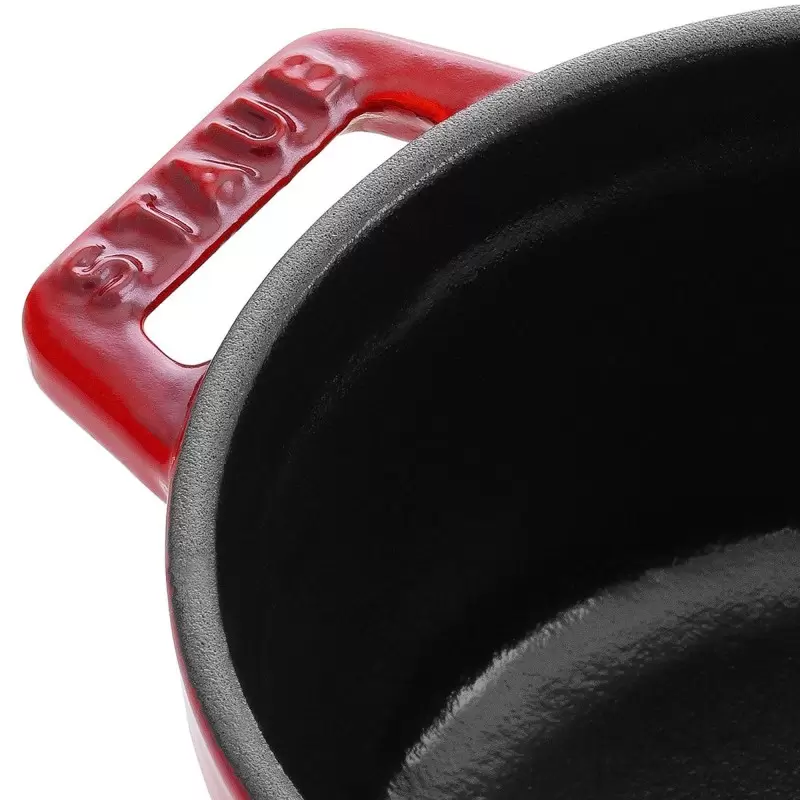 Staub 0.25-qt Mini Round Dutch Oven - Cherry