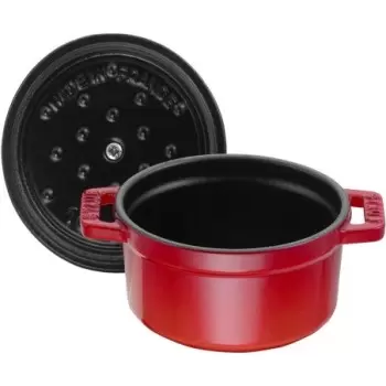 Staub 0.25-qt Mini Round Dutch Oven - Cherry