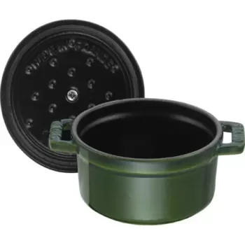 Staub 0.25-qt Mini Round Dutch Oven - Basil