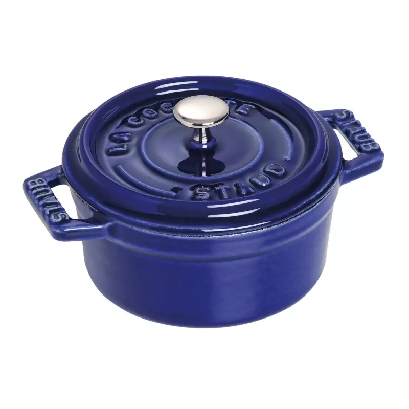 Staub 0.25-qt Mini Round Dutch Oven - Dark Blue