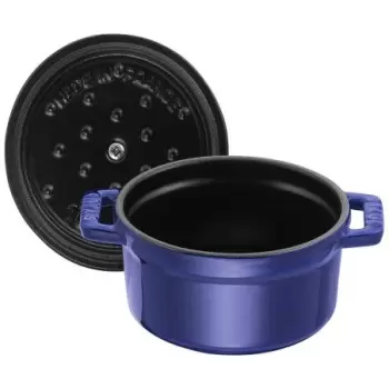 Staub 0.25-qt Mini Round Dutch Oven - Dark Blue