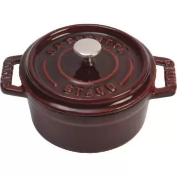 Staub 0.25-qt Mini Round Dutch Oven - Grenadine