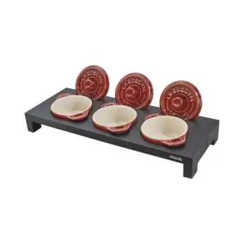 Staub Wood Mini Dutch Oven Stand - Black