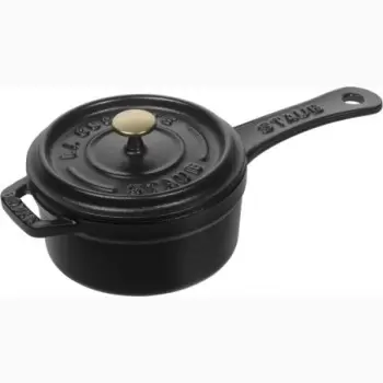 Staub 0.25-qt Mini Saucepan - Black