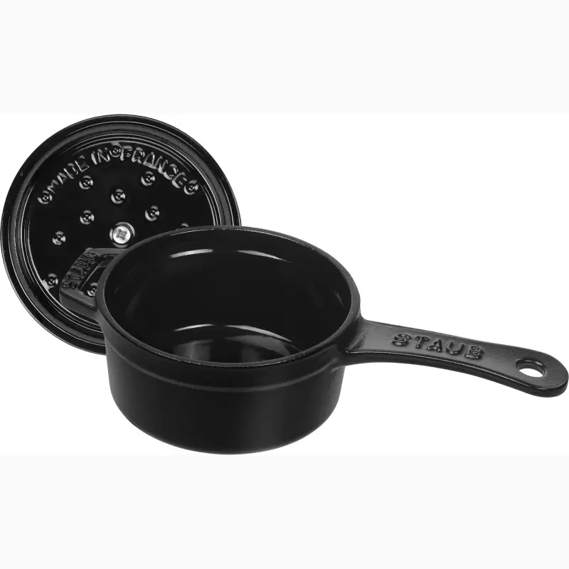 Staub 0.25-qt Mini Saucepan - Black