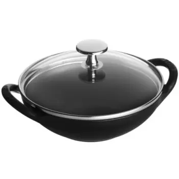 Staub 0.5-qt Baby Wok - Black