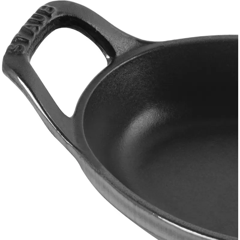 Staub 5.5" X 3.8" Mini Oval Gratin Baking Dish - Graphite Grey