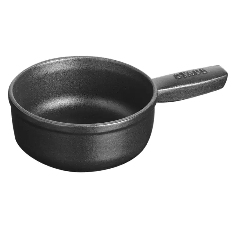 Staub 12-oz Mini Cheese Fondue Pot - Black