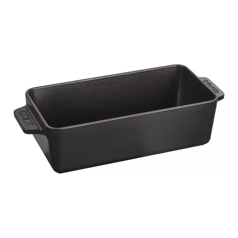 Staub 12.75" X 5.25” Loaf Pan NO LID - Black