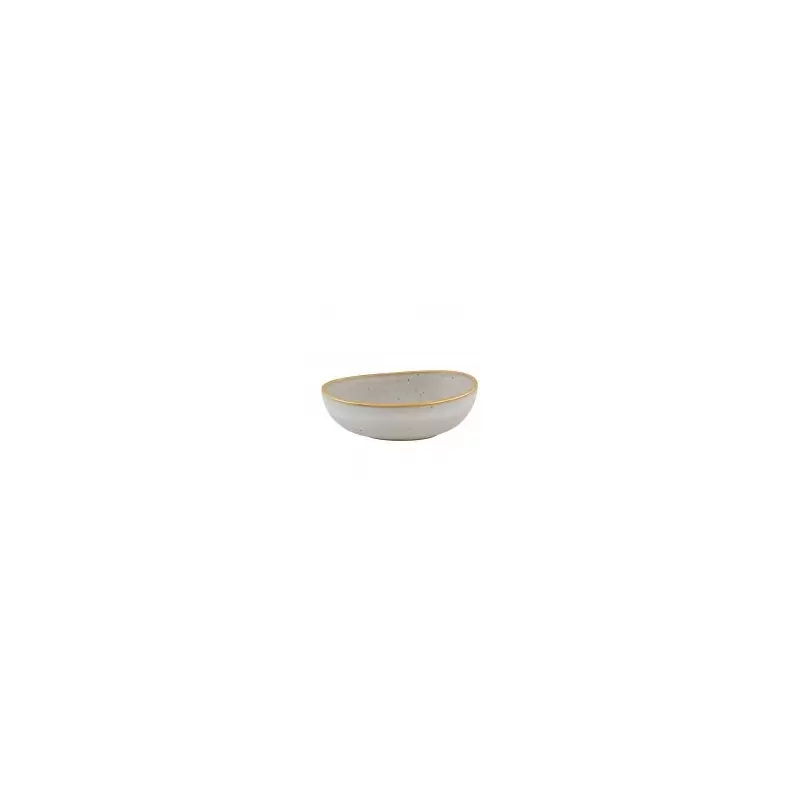 Vista Alegre Gold Stone Collection Stoneware Cereal Bowl 17 White