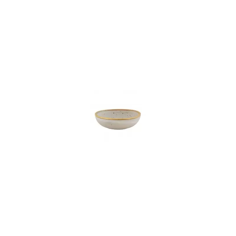 Vista Alegre Gold Stone Collection Stoneware Individual Bowl 10 cm White