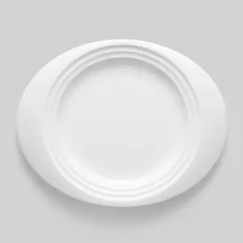 Bon Chef Concentrics Dinner Plate 12-17/20" x 10-7/20" x 47/50" - Oval