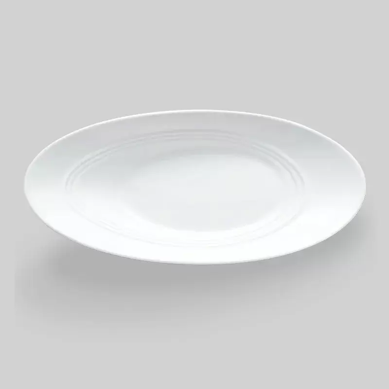 Bon Chef Slanted Oval Collection Bowl 9" x 4-1/4" x 1-3/5" - Slanted Oval