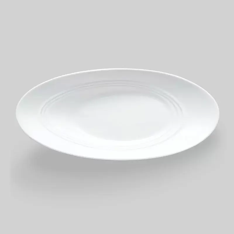 Bon Chef Slanted Oval Collection Bowl 10-1/2" x 5" x 2" - Slanted Oval