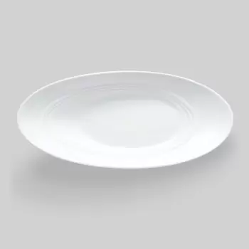 Bon Chef Slanted Oval Collection Bowl 12-19/100" x 5-3/4" x 2-1/5" - Slanted Oval