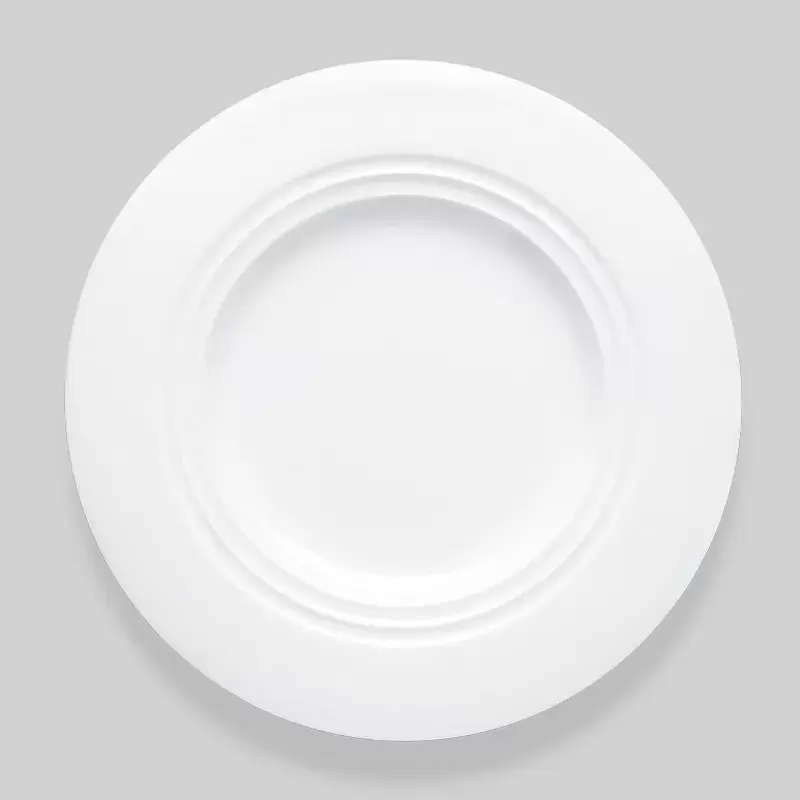 Bon Chef Concentrics Charger Plate 12-4/5" x 12-4/5" x 47/50" - Round