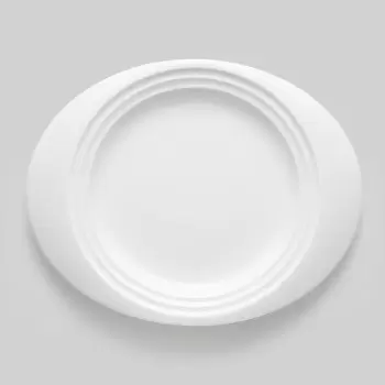 Bon Chef Concentrics Salad Plate 11-1/10" x 8-4/5" x 91/100" - Oval