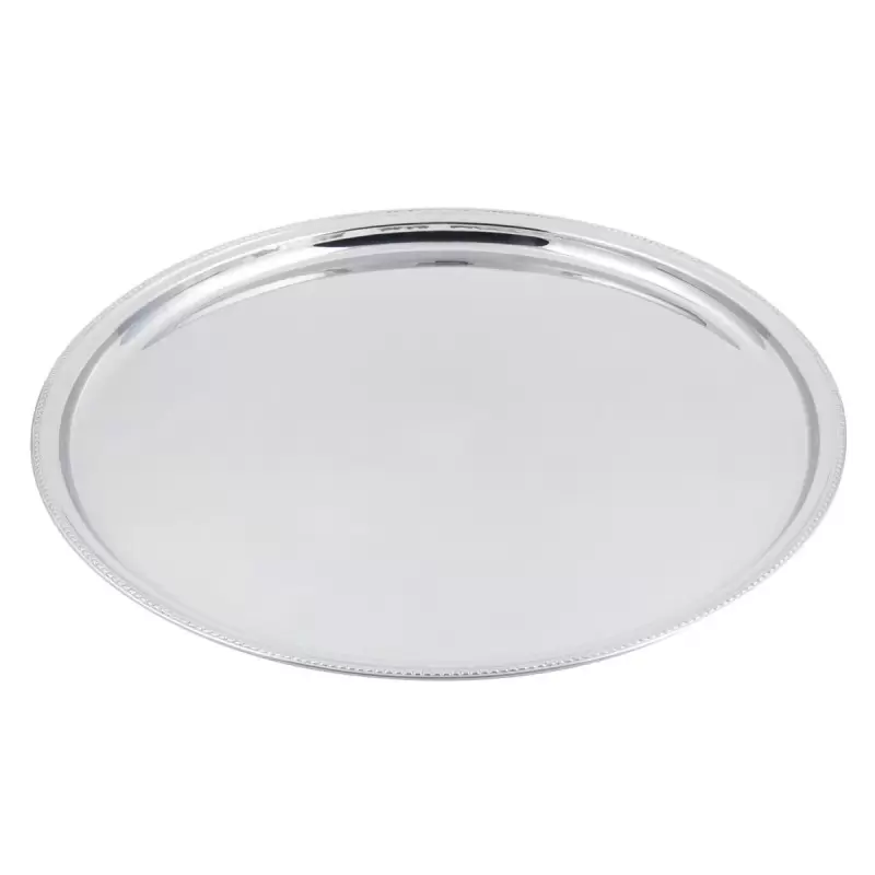 Bon Chef Tray 20" Diameter - Round - Stainless Steel