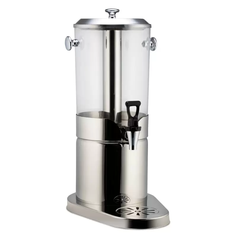 Bon Chef Juice Dispenser Single - 2 Gallon Cylinder - 14-1/2" X 10-1/2" X 22"H O.A.