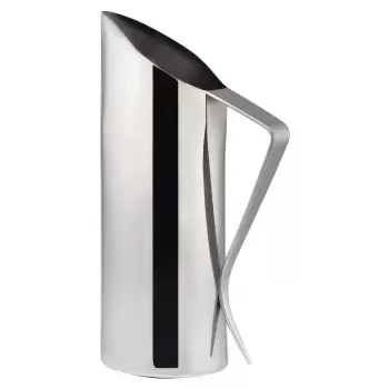 Bon Chef Milan Collection Water Pitcher 64 Oz. - 3-7/8" x 11-1/2" - Stainless Steel