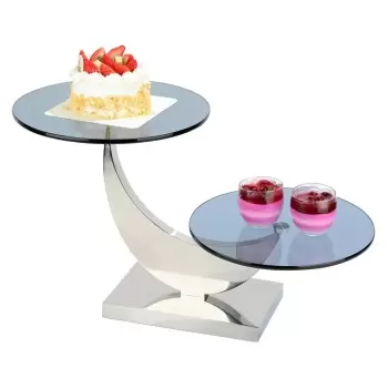 Bon Chef Moon Display Stand 2-tier - 11-3/4" dia. x 13"H