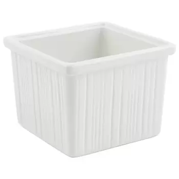 Bon Chef Garnish Bowl 2 Qt. 8 Oz. - 6-1/4" x 6-1/4" x 4-3/4" - Square