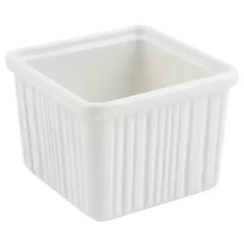 Bon Chef Garnish Bowl 28 Oz. - 4-1/2" x 4-1/2" x 3-1/4" - Square