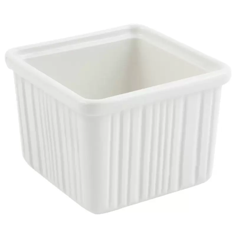 Bon Chef Garnish Bowl 28 Oz. - 4-1/2" x 4-1/2" x 3-1/4" - Square