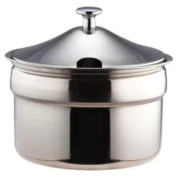 Bon Chef Soup Tureen 6 Qts - 9-3/4" Dia. x 5-5/8"H - Stainless Steel