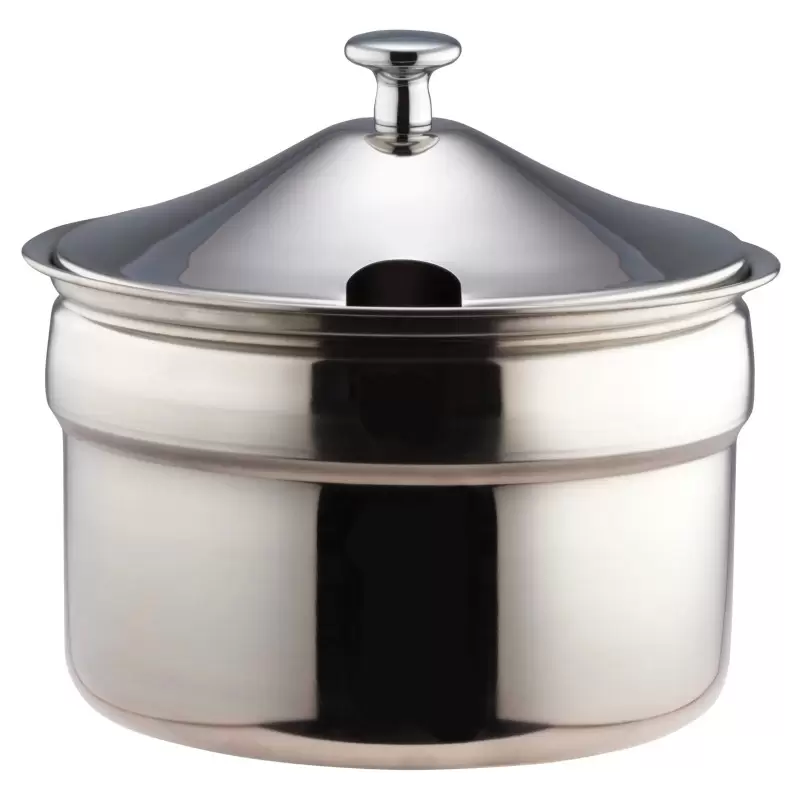 Bon Chef Soup Tureen 6 Qts - 9-3/4" Dia. x 5-5/8"H - Stainless Steel