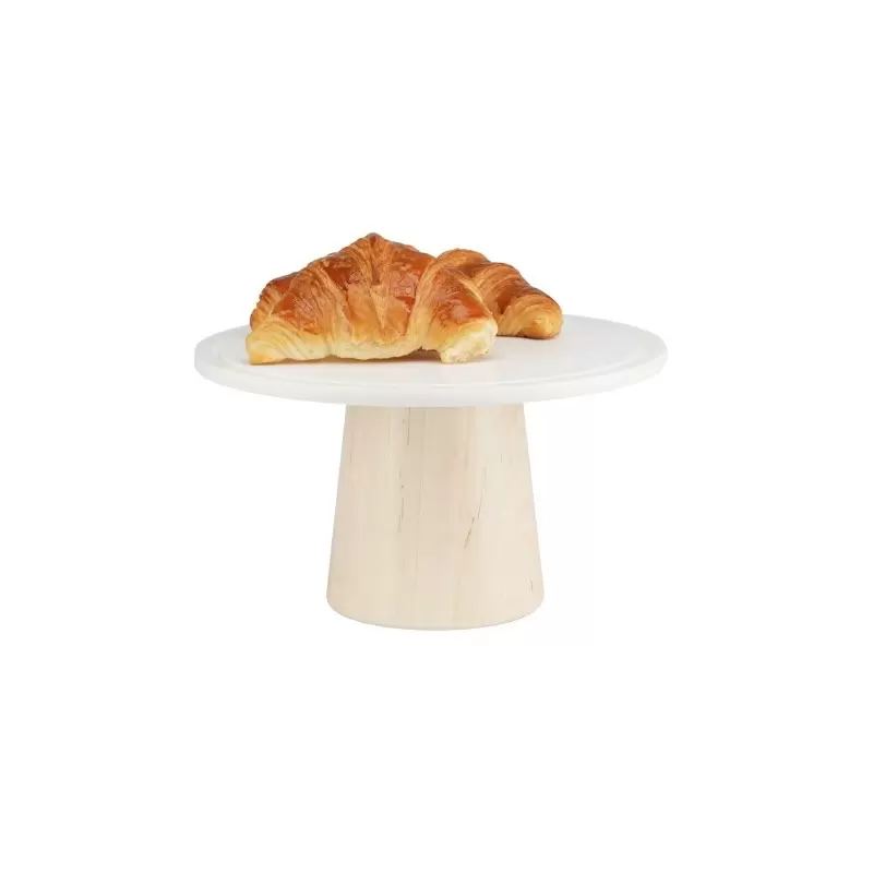 Cal-Mil Blonde Maple Wood Cake Stand - 12" x 7"