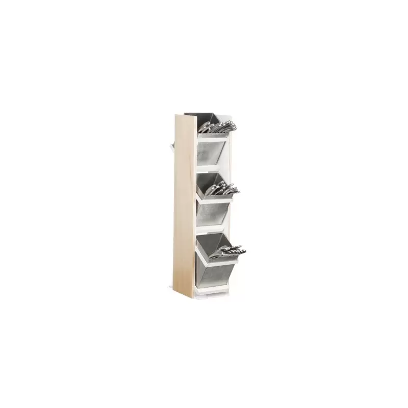 Cal-Mil Blonde Flatware Holder