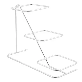 Bon Chef Condiment Display Stand Low Side - 14-7/8" x 12-9/32" Tall Stand - Stainless Steel