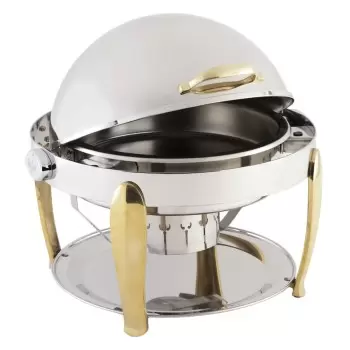 Bon Chef Manhattan Chafer Round - 2 Gallon - 21" Dia. X 19-1/2" H