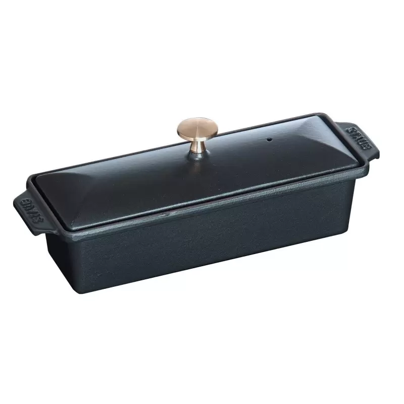 Staub 1.5-qt Large Rectangular Terrine - Black