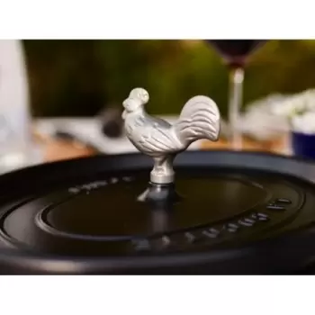 Staub Animal Stainless Steel Knob - Rooster