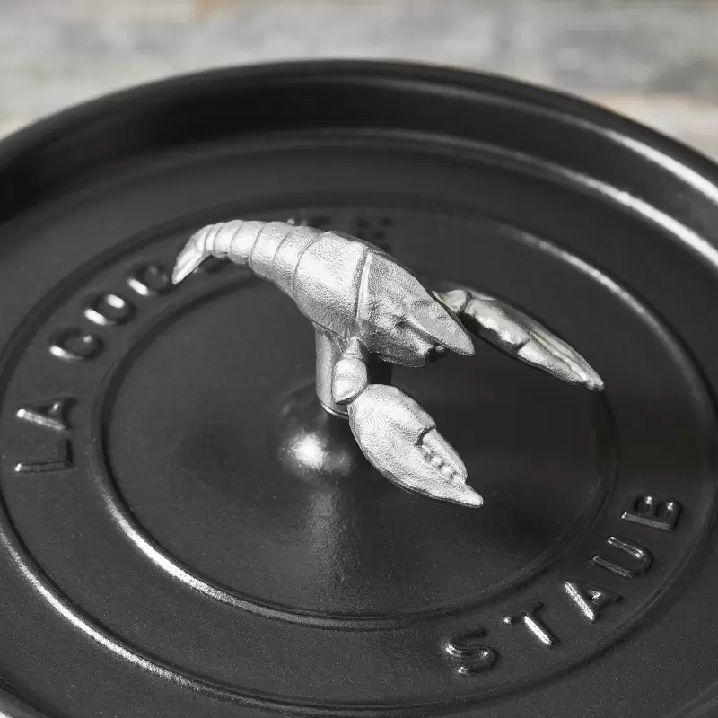 Staub Animal Stainless Steel Knob - Lobster