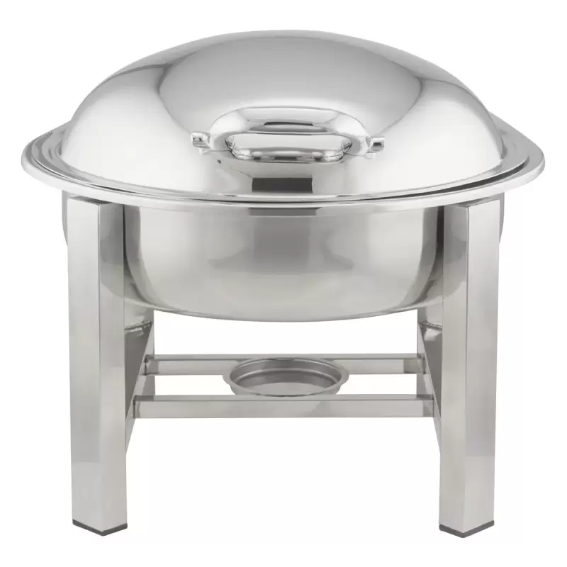 Bon Chef Power Line Induction Chafer 17"L x 18-1/2"W x 7"H - Round - 2 Gallon