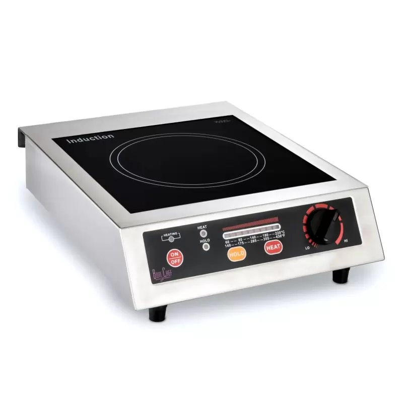 Bon Chef Portable Induction Range Countertop - 13-3/8" W x 17-3/8" Dia. x 4-7/8" H