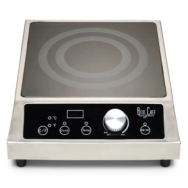 Bon Chef Portable Induction Range Countertop - 15-1/8" W x 20-1/2" D x 7-3/4" H