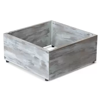 Bon Chef Buffet In A Box Multi-Function Box 12"L x 12"W x 5-1/2"H - Square - Rustic Finish