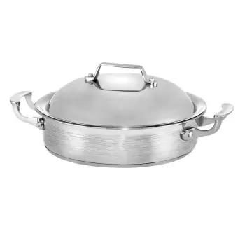 Bon Chef Cucina Sauté Pan 4 qt. - 11-3/16" dia. x 2-7/8"H - With Lid