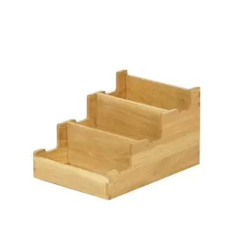 Cal-Mil Sydney 3 Section Flatware Holder - Oak