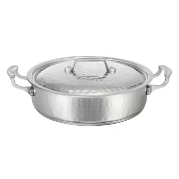 Bon Chef Cucina Pot 6 qt. - 12-3/8" dia. x 3" - With Hinged Lid