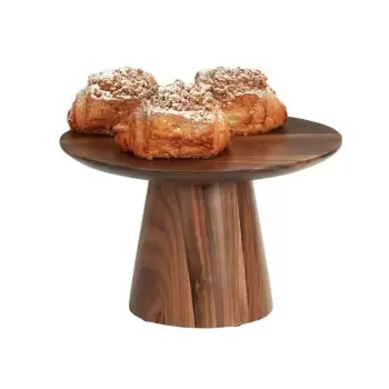 Cal-Mil Sydney 12 x 7.5 Cake Pedestal Stand - Oak