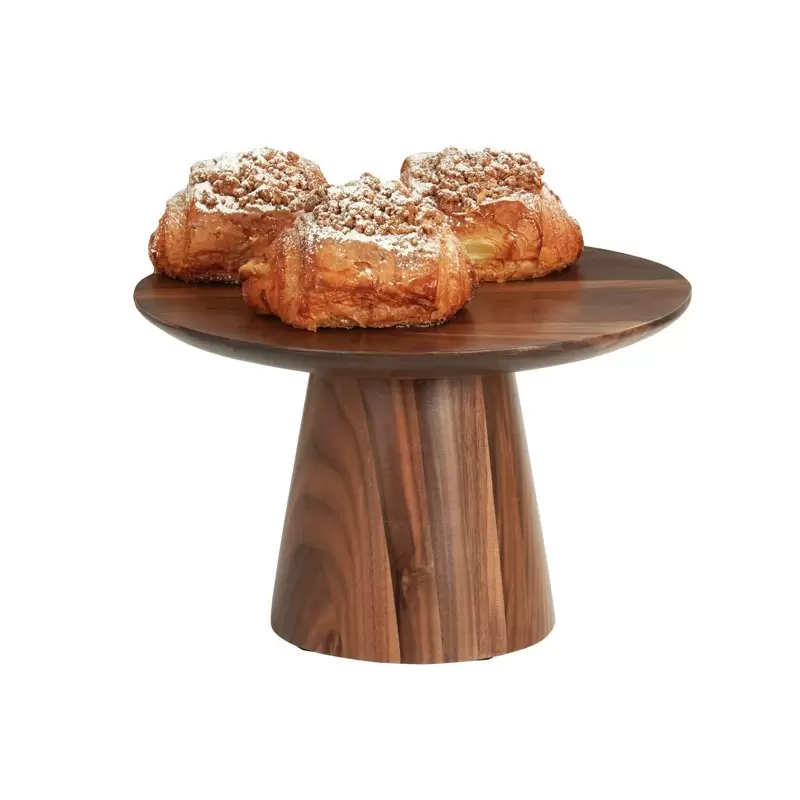 Cal-Mil Sydney 12 x 7.5 Cake Pedestal Stand - Oak